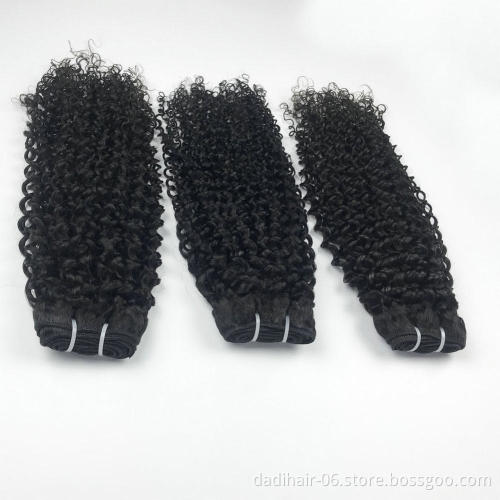 Kinky Curly human Hair Extensions best ratio brazilian hair